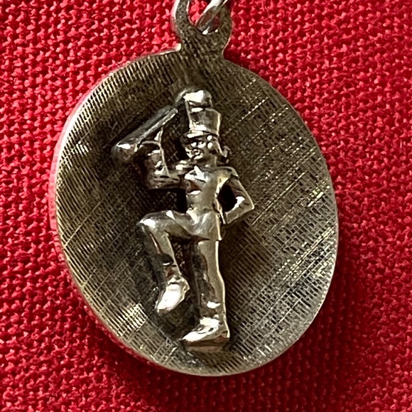 VTG I JMS I Sterling Drum Majorette + Baton Charm - Picture 14 of 16